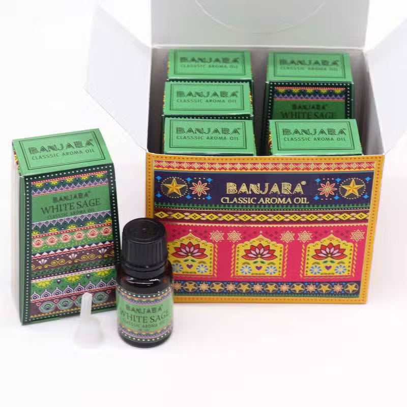 Banjara Indian Fragrance Oil 10 ml - White Sage