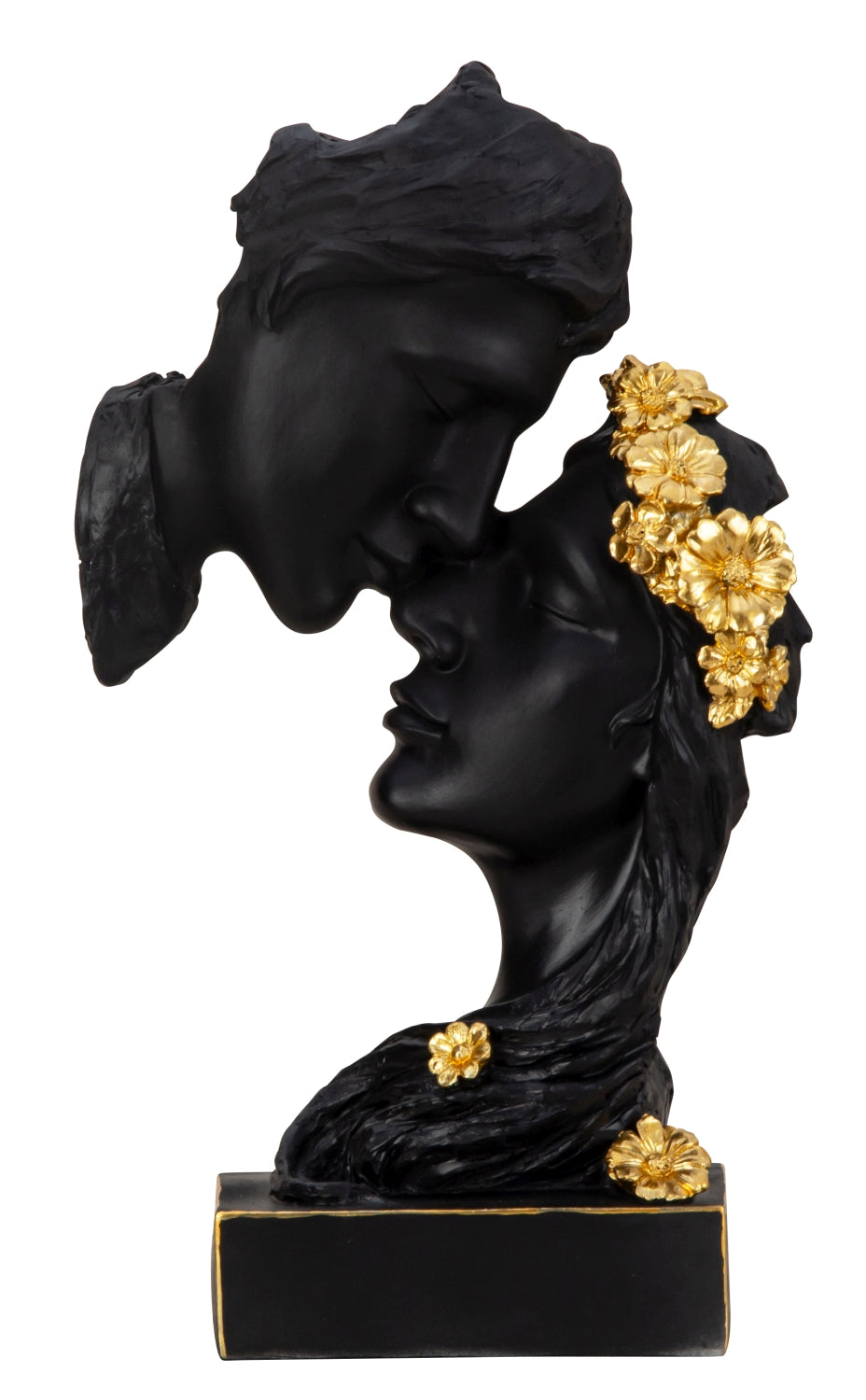 Sculpture Couple with Flowers, "Flower Crown"