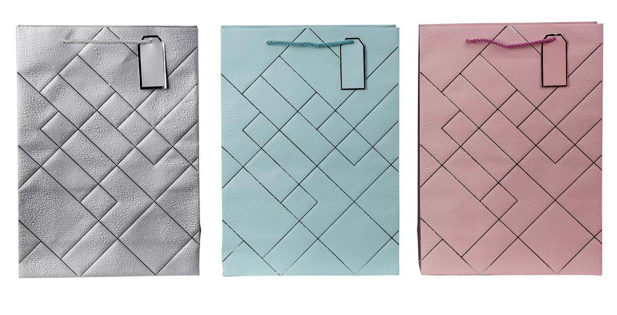 SET OF 3, Gift Bag "Whole Year Design" | Extra Large (30x42x12 cm)