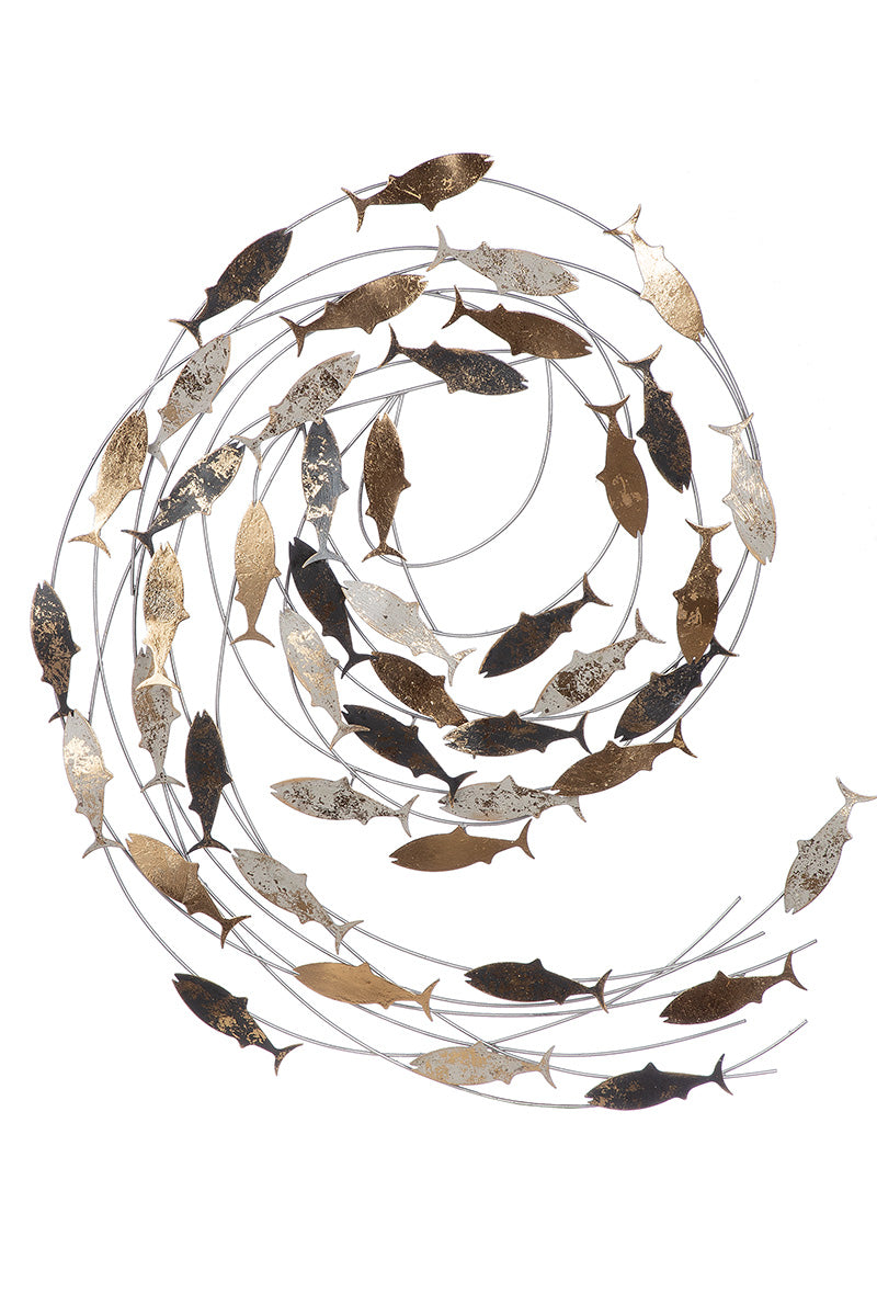 Wall relief, "Ocean Swirl Elegance" BIG SIZE