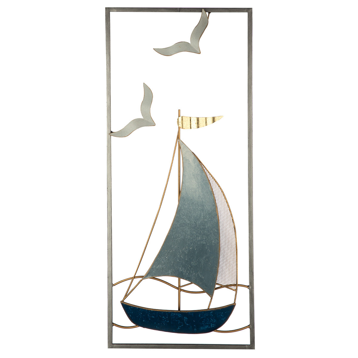 Wall relief, rectangular, "Sailing Breeze Style"