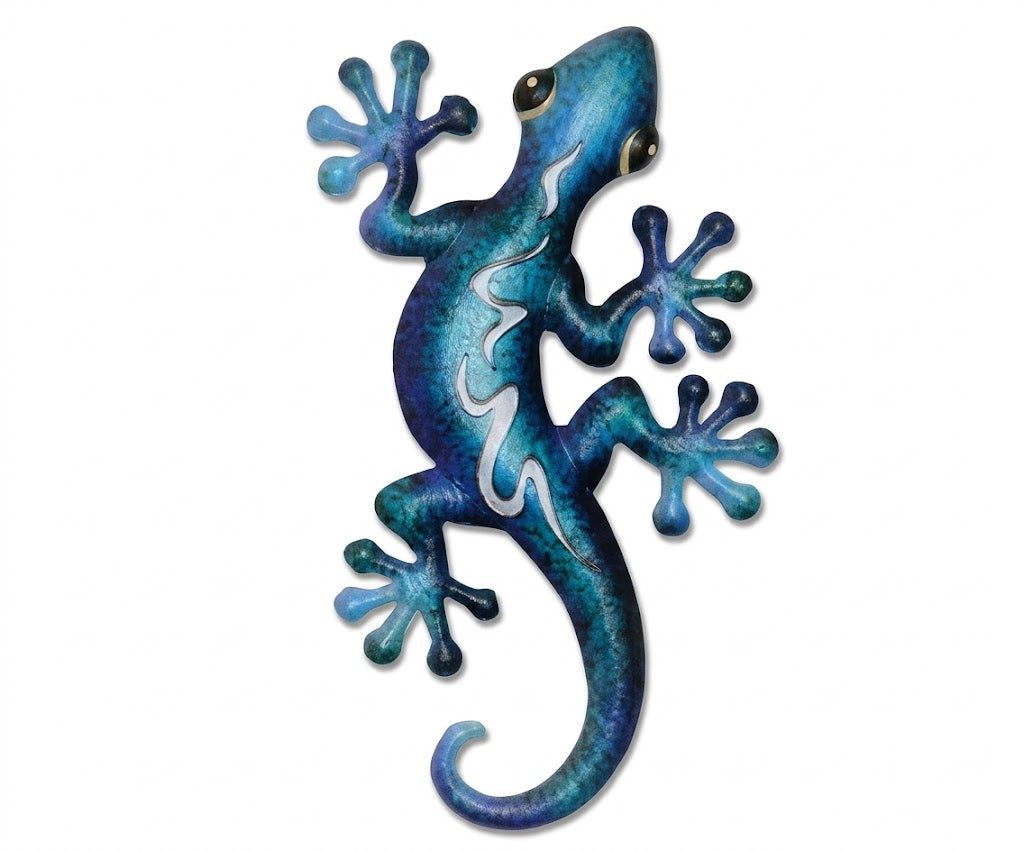 Gecko Large, metal, Size: 24.5 x 14 cm