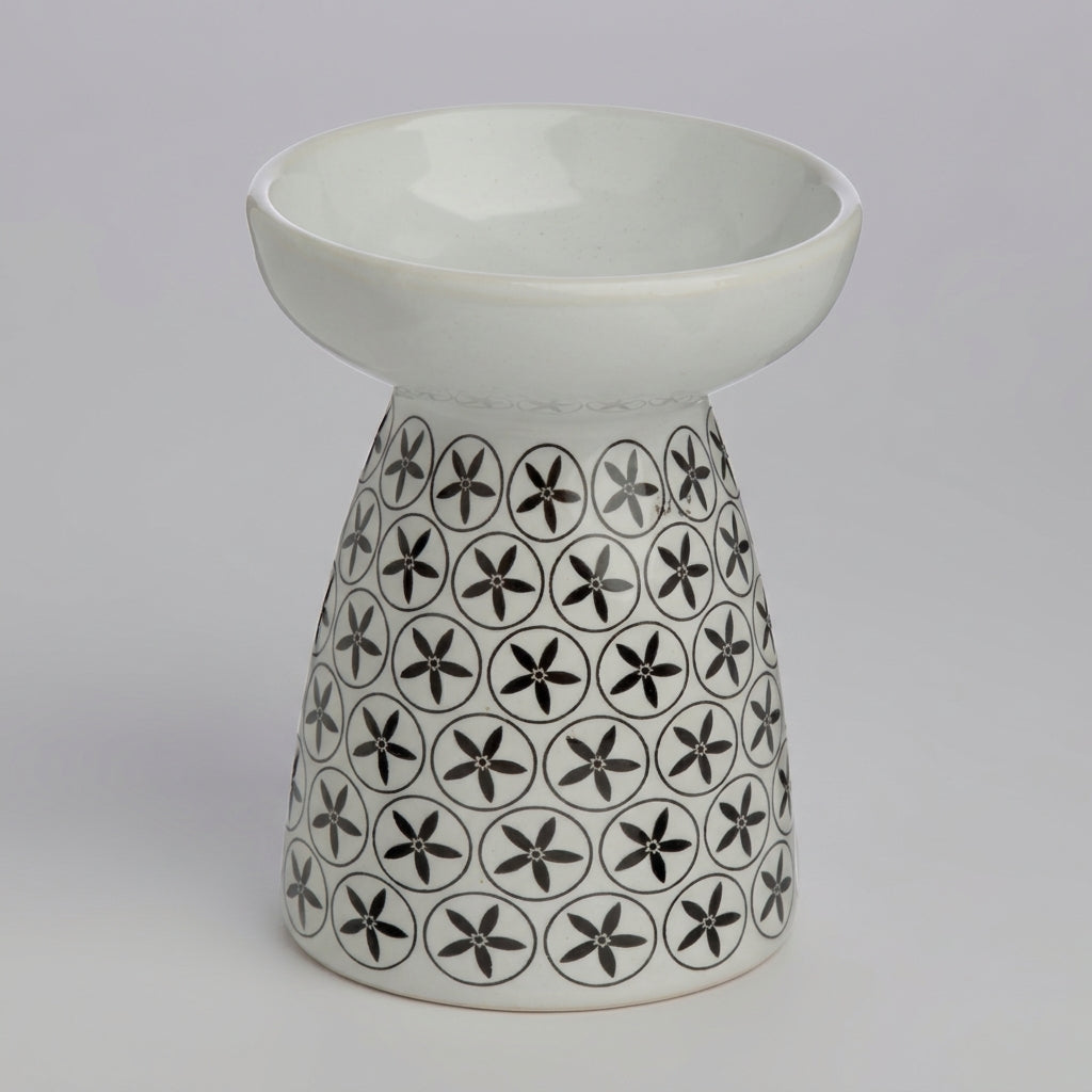 Eden Floral Pattern Ceramic Oil & Wax Melt Burner