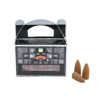 Satya Super Hit Backflow Incense Cones | 24-Piece Pack