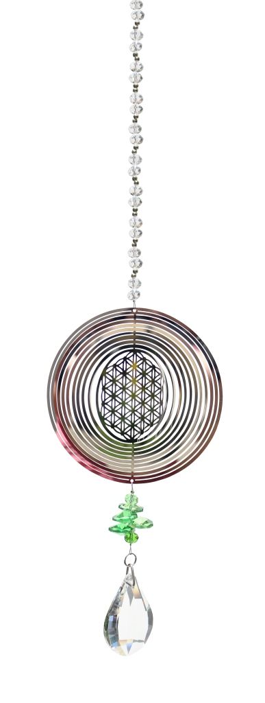 Suncatcher, Metal Ornament & Crystals, Approx. 45 cm