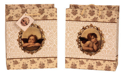 SET OF 2, Gift Bag "Raphael-Angel", Large (33x26.7x14 cm)