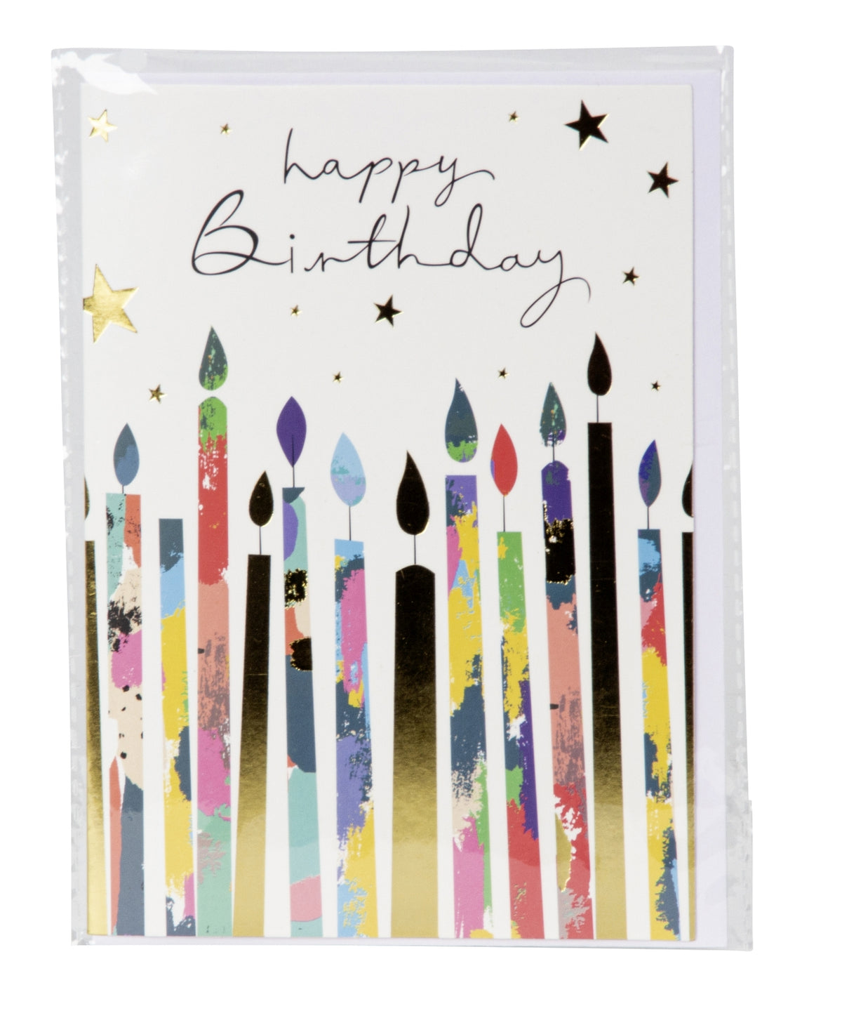 SET OF 3, Greeting Card "Birthday and Flowers" | 17.5x12.5 cm with Envelopes