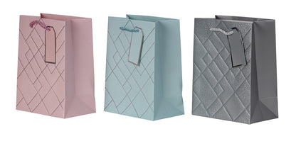 SET OF 3, Gift Bag "Whole Year Design" | Medium (18x23x10 cm)