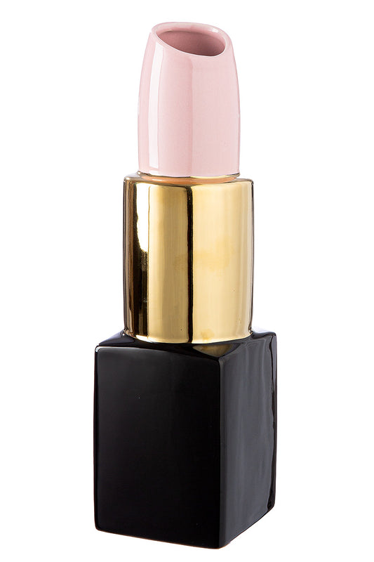 Vase, Lipstick, H: 30 cm, "Milano Chic"