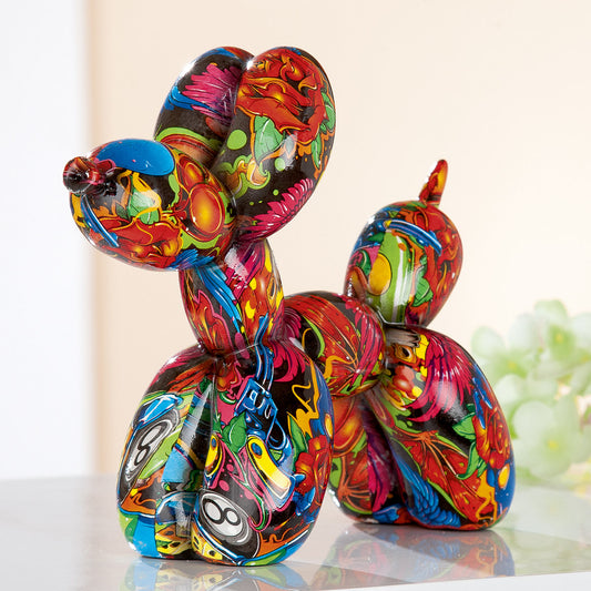 Figure, Balloon dog, "Graffiti Pooch"