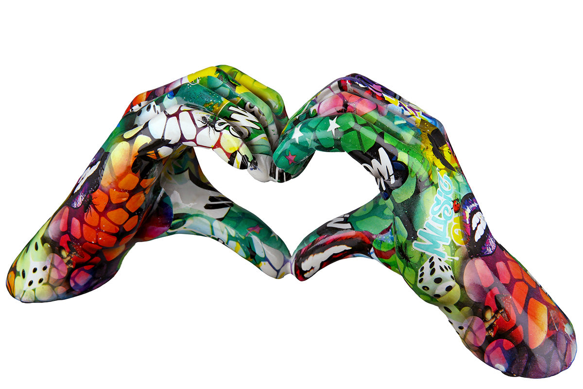 Decorative object, Heart, "Heartbeat Graffity"