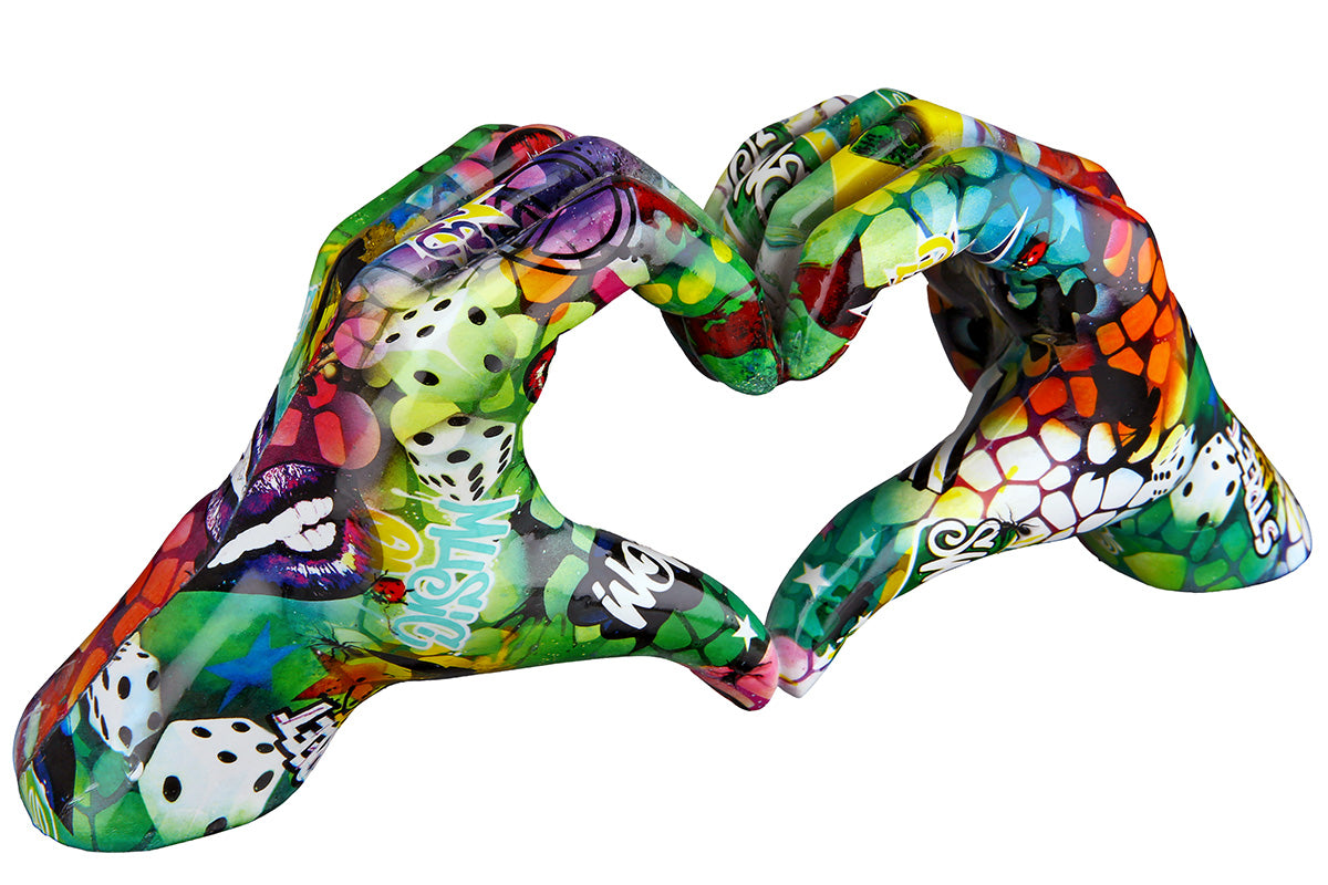 Decorative object, Heart, "Heartbeat Graffity"