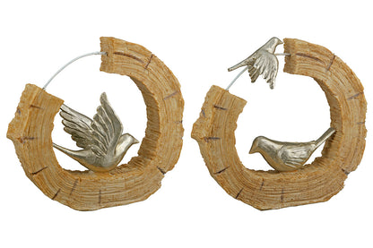 SET OF 2, Decorative object, "Greko Wing"