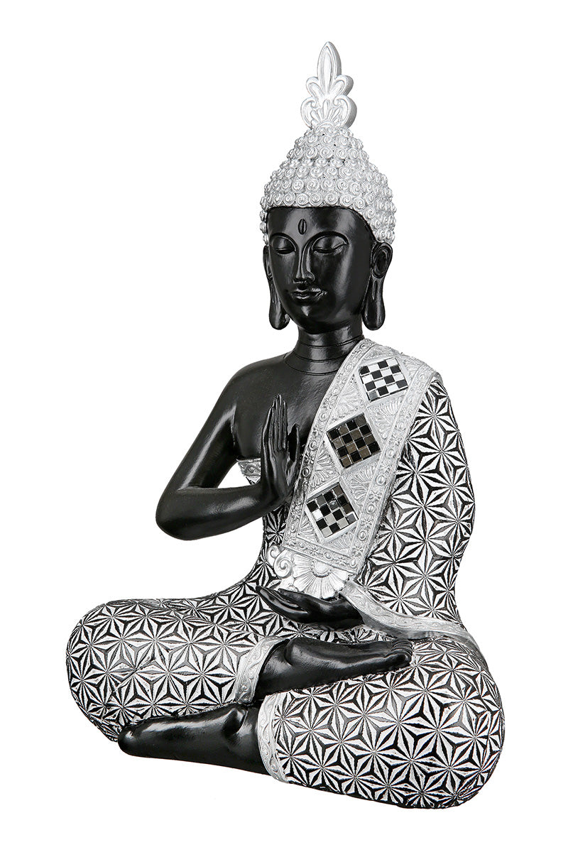 Figure, Buddha, H: 36 cm, "Zen de Chypre"