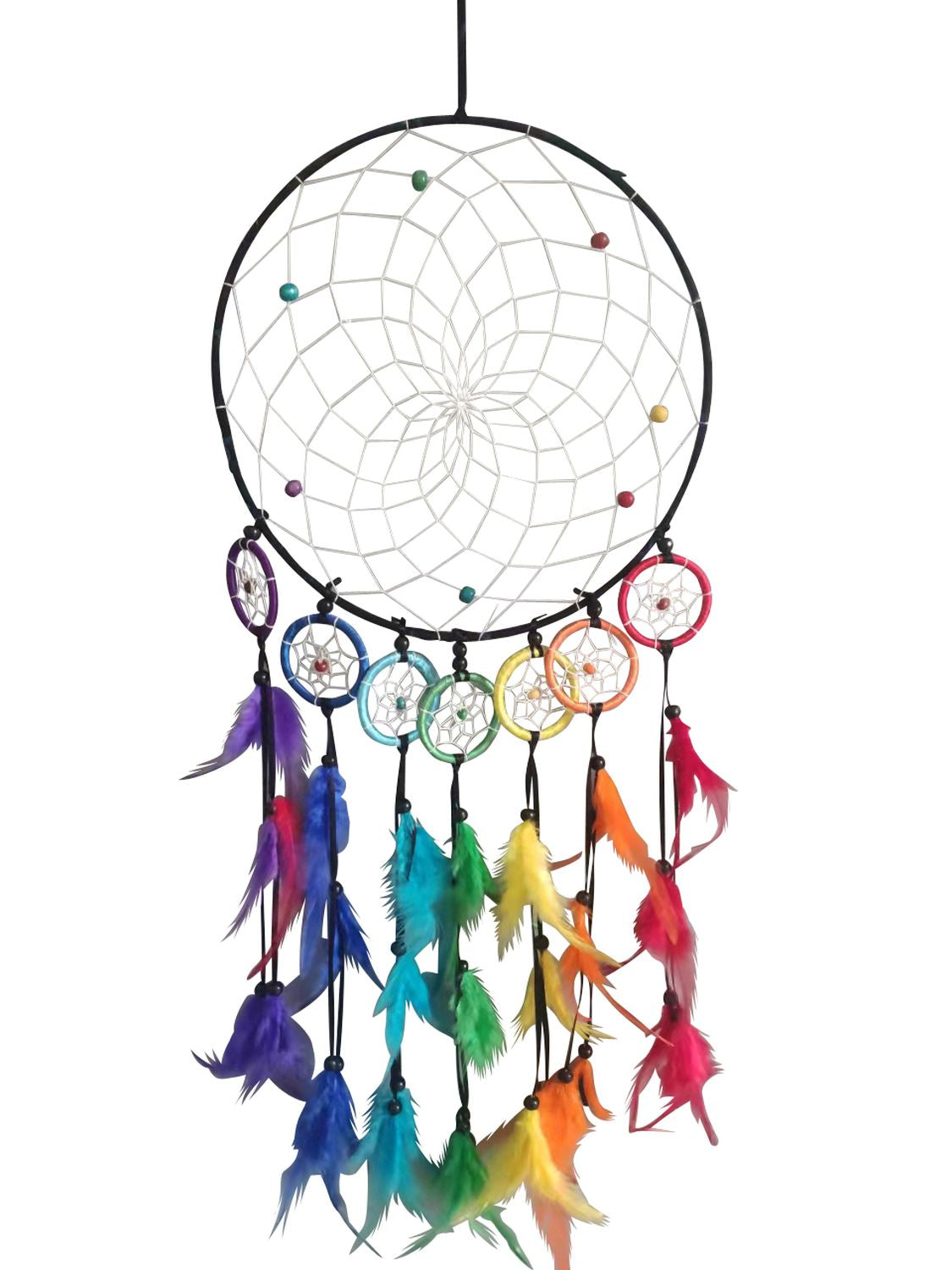 Dreamcatcher with 7 Small Ones, "Colors of my Life"