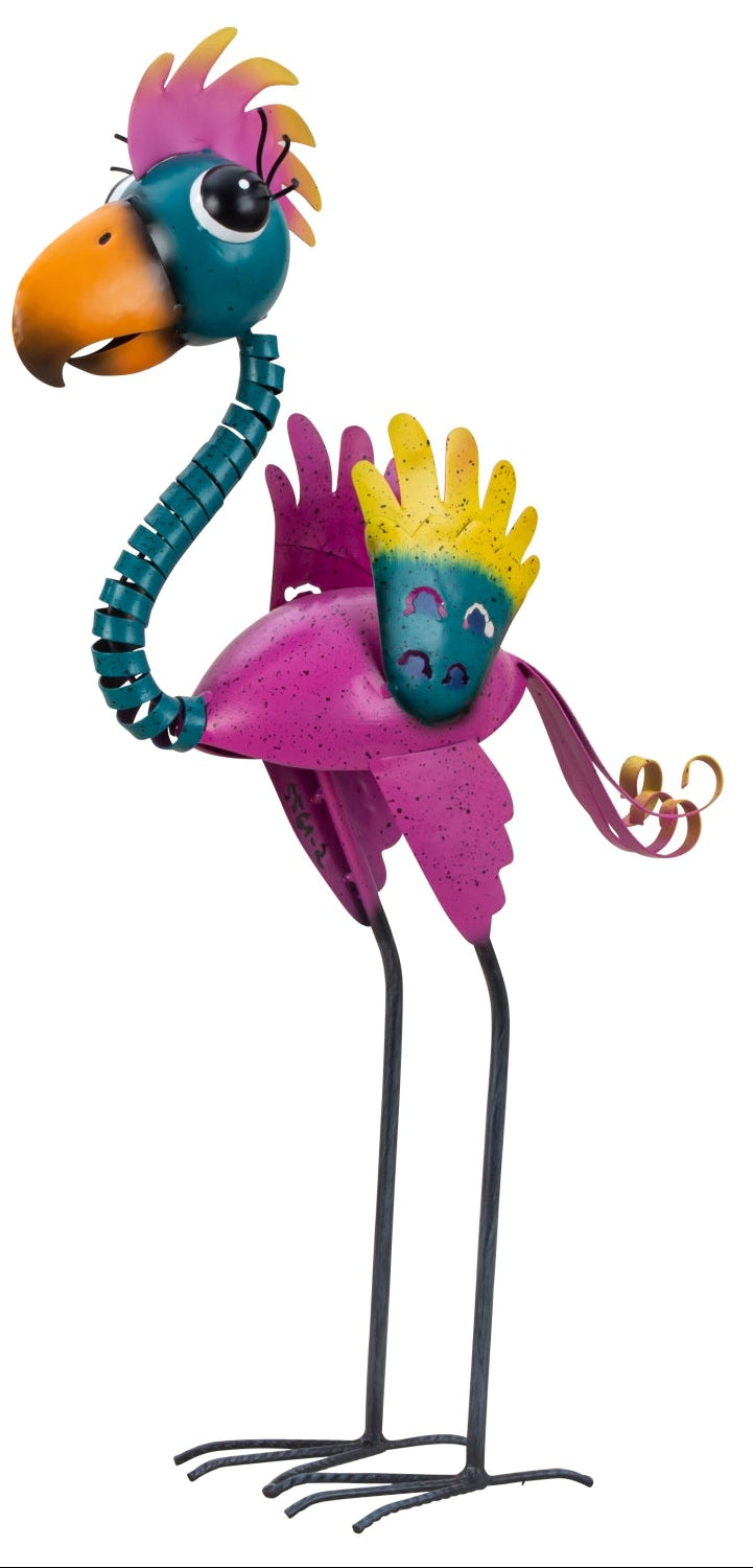 Colorful Metal Bird, "Some kind of funny Bird" (64 cm)