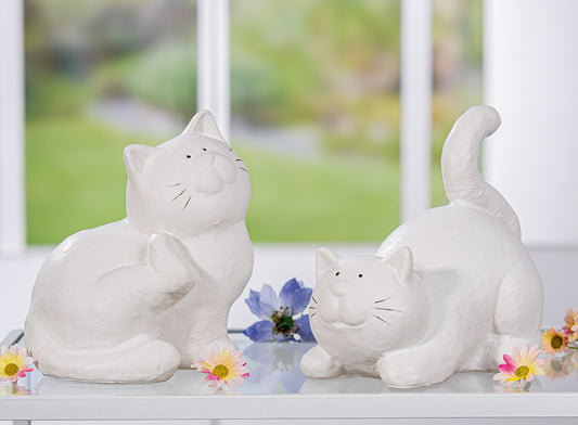 SET OF 2, Figure, Cat, "Meow Moments"