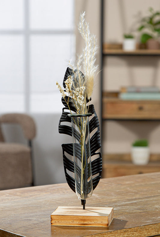 Vase, Leaf, "Lumen Terra"