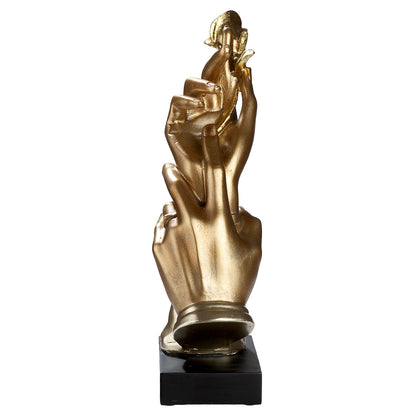 Sculpture, Hands, Rose, "Gentle Touch"