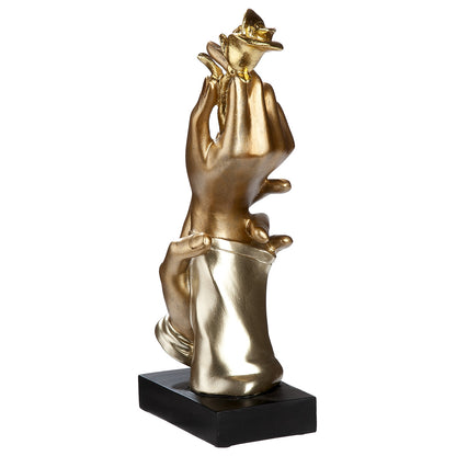 Sculpture, Hands, Rose, "Gentle Touch"