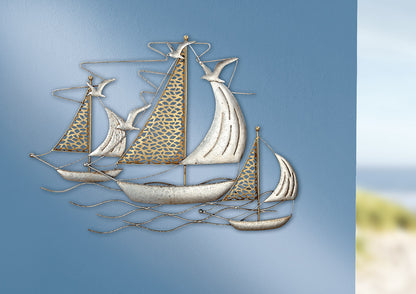 Wall relief, Boat, "Horizon Marine"