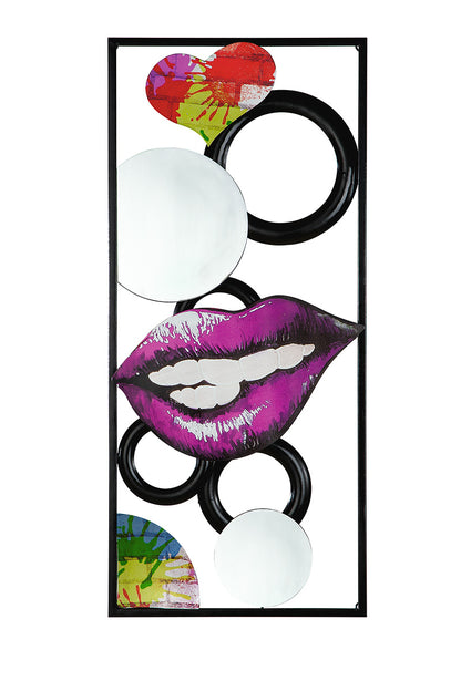 Wall relief, rectangular, Metal, Mirror Glas, "L´Esprit Urban"