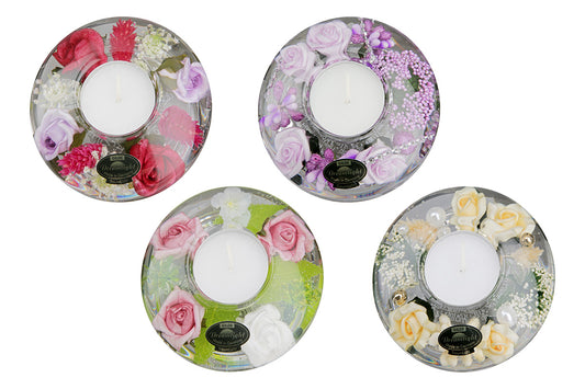 Dreamlight, Tealight candle holder, "Floral Harmony"