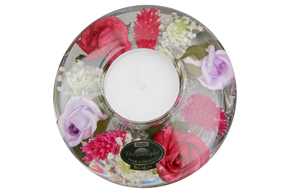 Dreamlight, Tealight candle holder, "Floral Harmony"