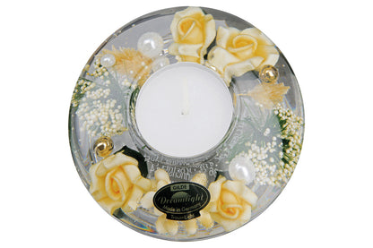 Dreamlight, Tealight candle holder, "Floral Harmony"