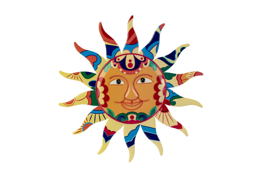 Colorful Metal Sun, "My happy Sun", Ø 30.5 cm