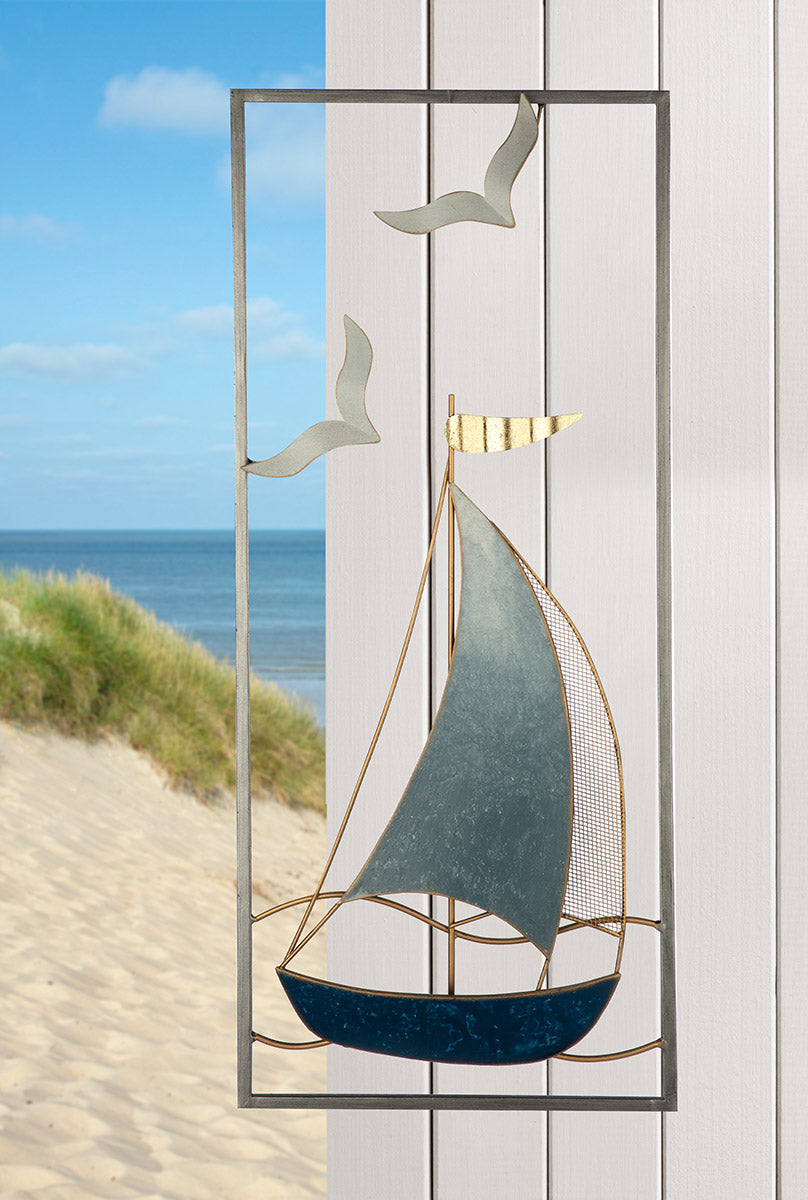Wall relief, rectangular, "Sailing Breeze Style"