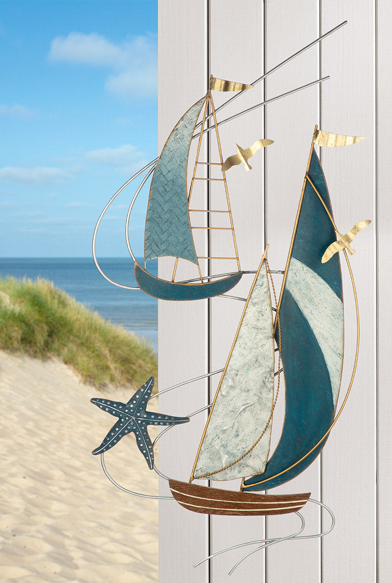 Wall relief, "Nautical Journey Soul"