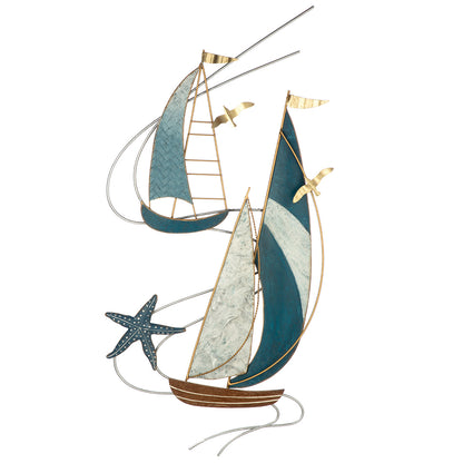 Wall relief, "Nautical Journey Soul"