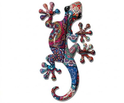 Gecko Large, metal, Size: 24.5 x 14 cm