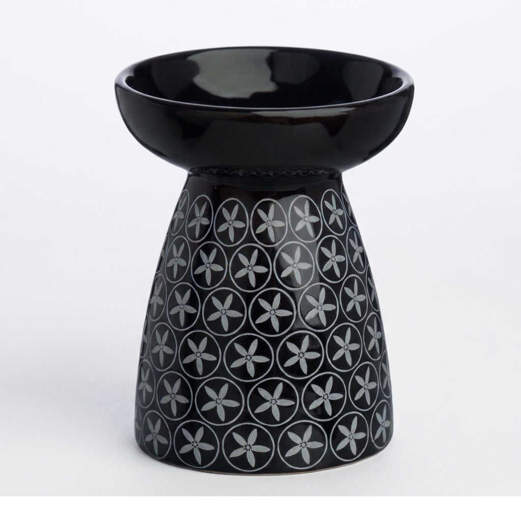 Eden Floral Pattern Ceramic Oil & Wax Melt Burner
