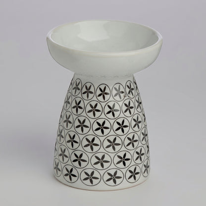 Eden Floral Pattern Ceramic Oil & Wax Melt Burner