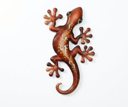 Gecko Large, metal, Size: 24.5 x 14 cm