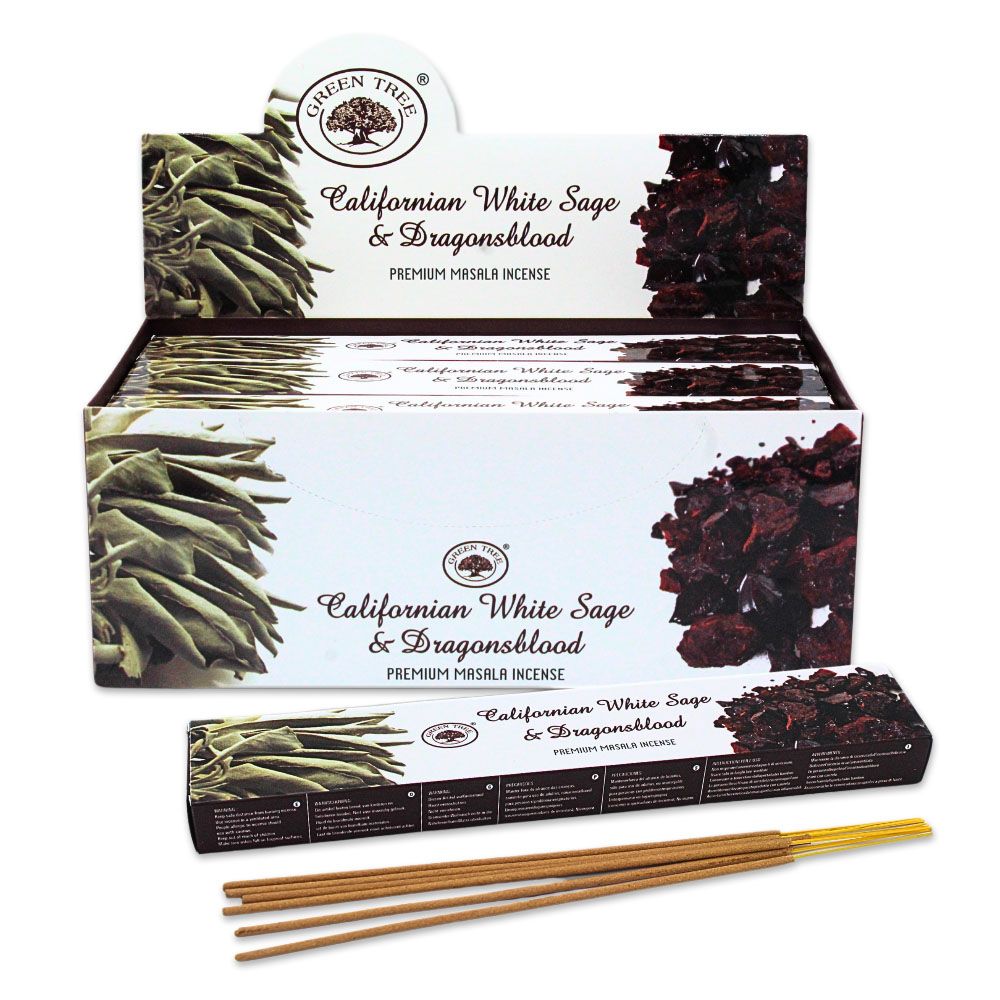 Californian White Sage & Dragon's Blood Incense Sticks | 15 g Pack