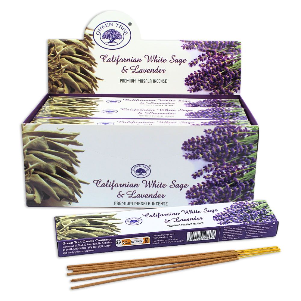 Californian White Sage & Lavender Incense Sticks | 15 g Pack