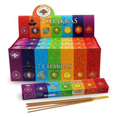 7 Chakras Incense Sticks | 15 g Pack