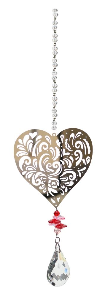 Suncatcher, Metal Ornament & Crystals, Approx. 45 cm