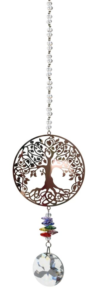 Suncatcher, Metal Ornament & Crystals, Approx. 45 cm
