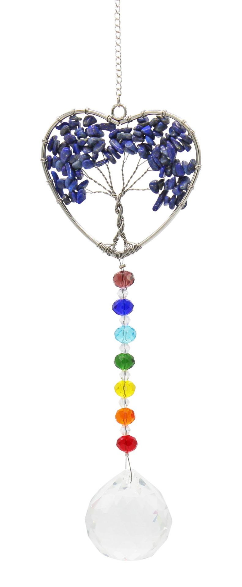 Gemstone Tree Heart Suncatcher , approx. 31 cm