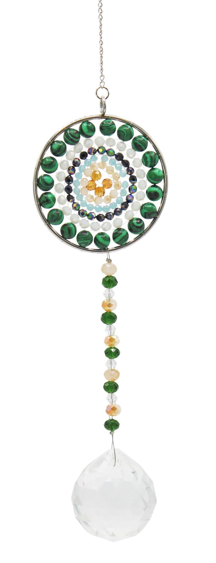 Gemstone Circle Suncatcher, 31 - 36 cm