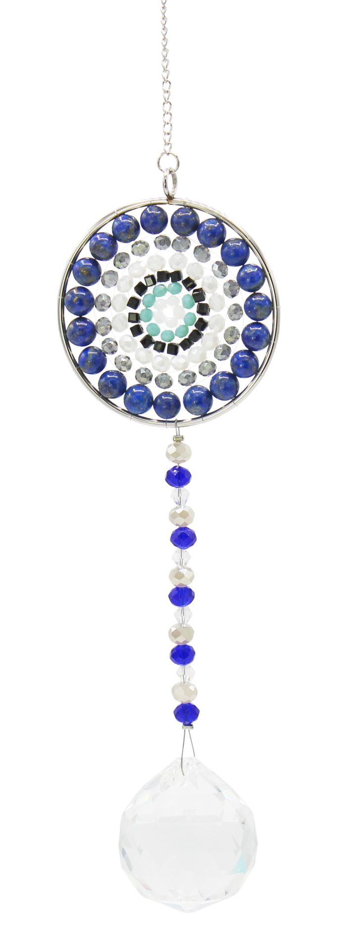 Gemstone Circle Suncatcher, 31 - 36 cm
