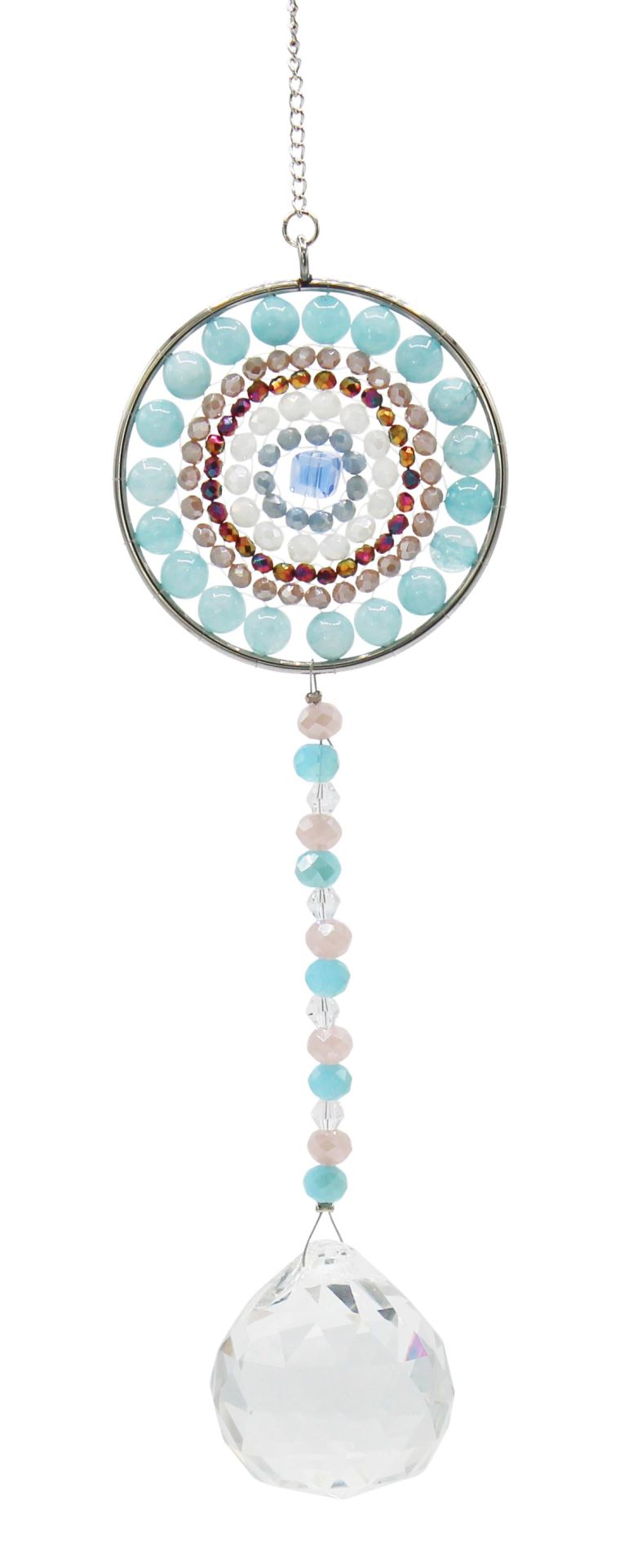 Gemstone Circle Suncatcher, 31 - 36 cm