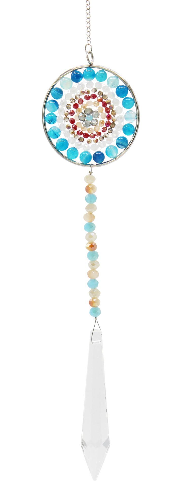Gemstone Circle Suncatcher, 31 - 36 cm