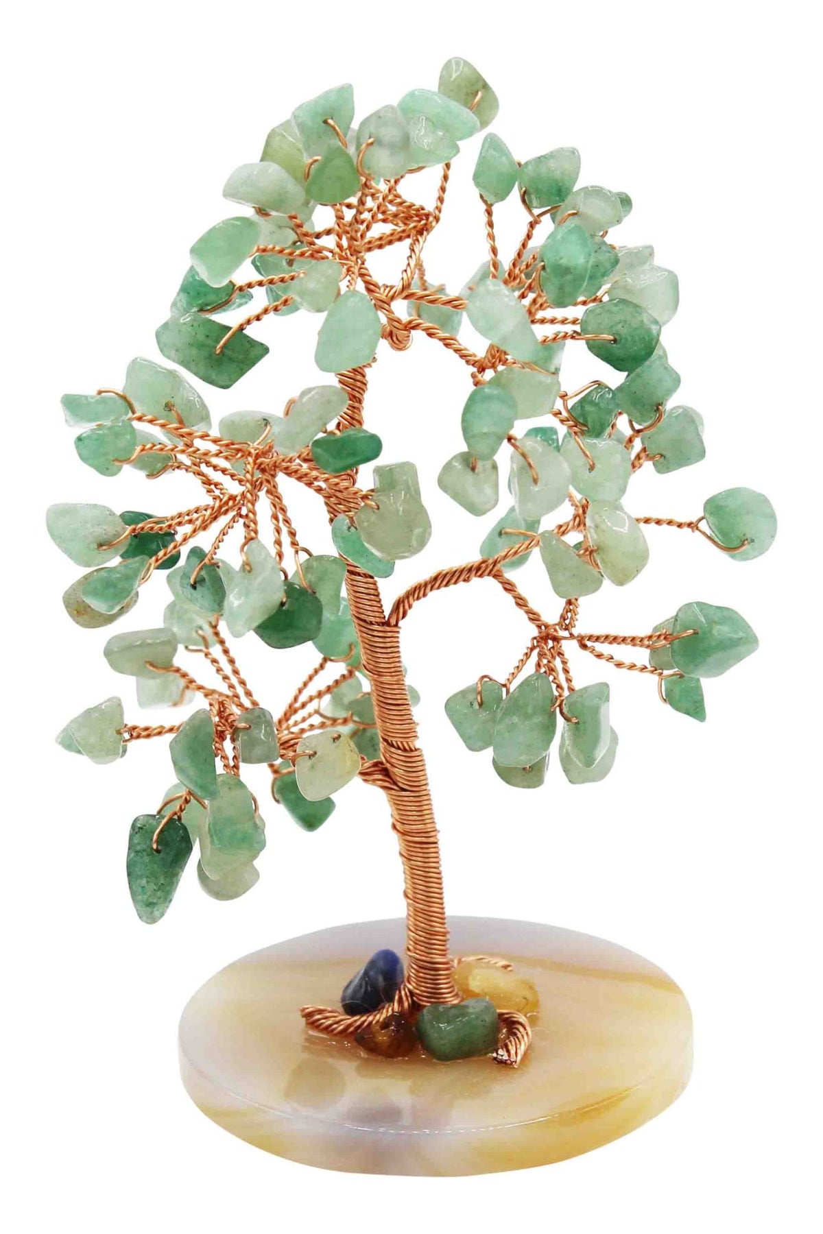Natural Gemstone Tree of Life, Handcrafted Energy Decor