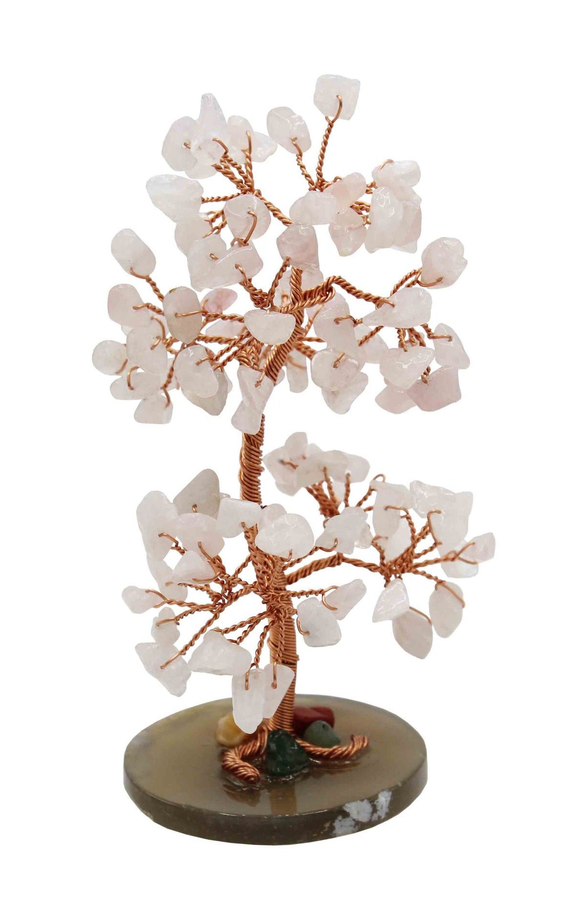 Natural Gemstone Tree of Life, Handcrafted Energy Decor