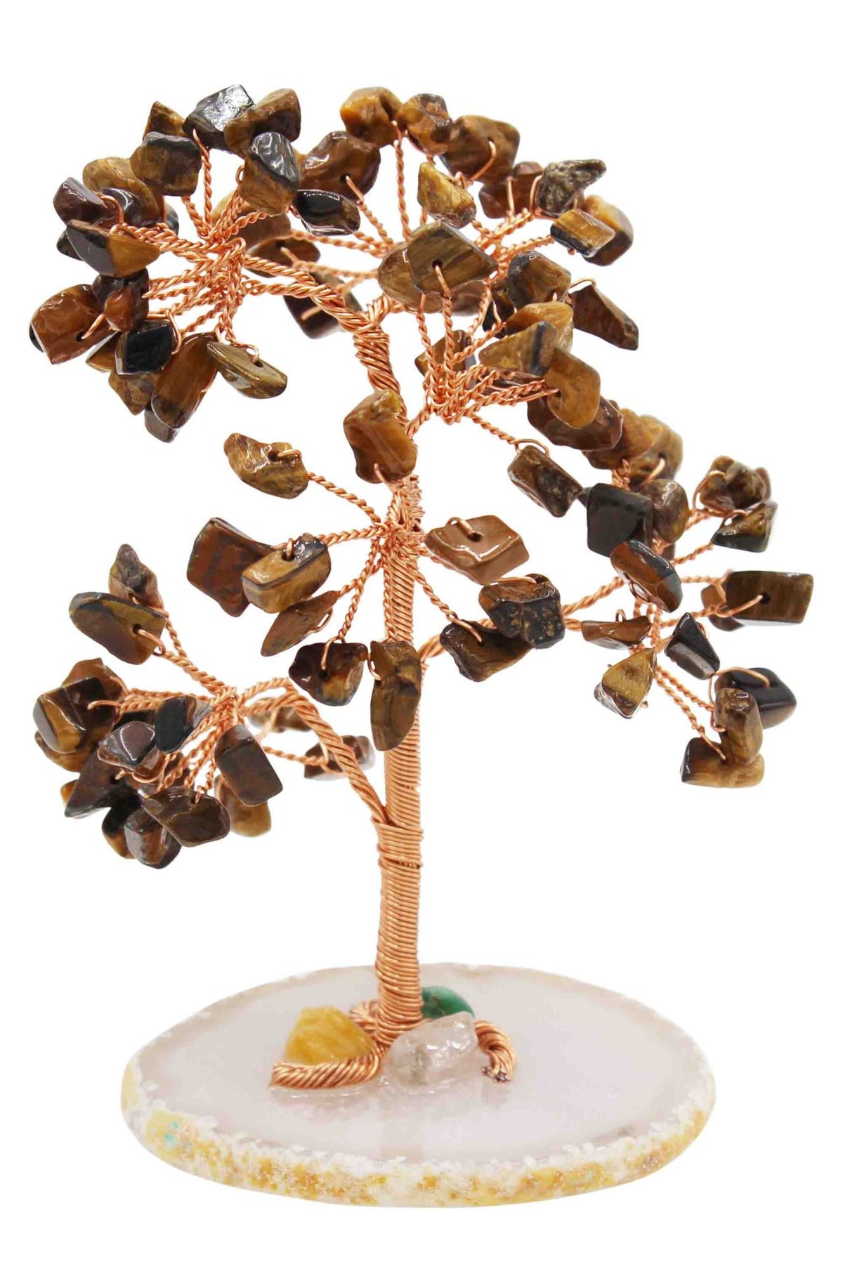Natural Gemstone Tree of Life, Handcrafted Energy Decor
